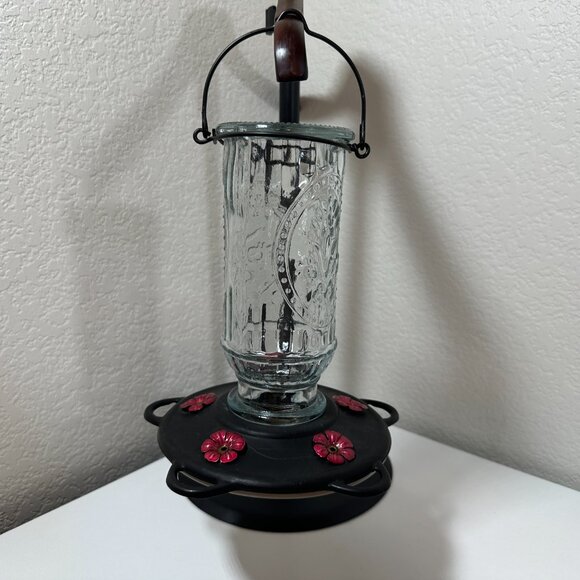 More Birds Vintage Antique Glass Hummingbird Feeder 5 Feeding Stations - 20 Oz - Picture 5 of 10